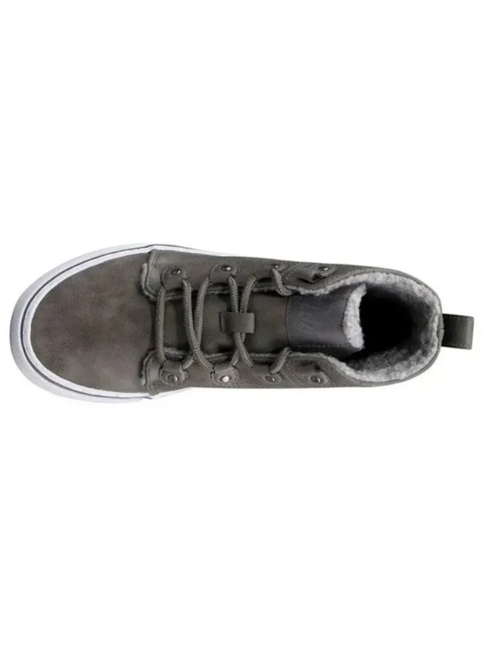 Lugz Evergreen Fleece Lined Chukka Sneaker Lug Outsole & ghillie lacing system